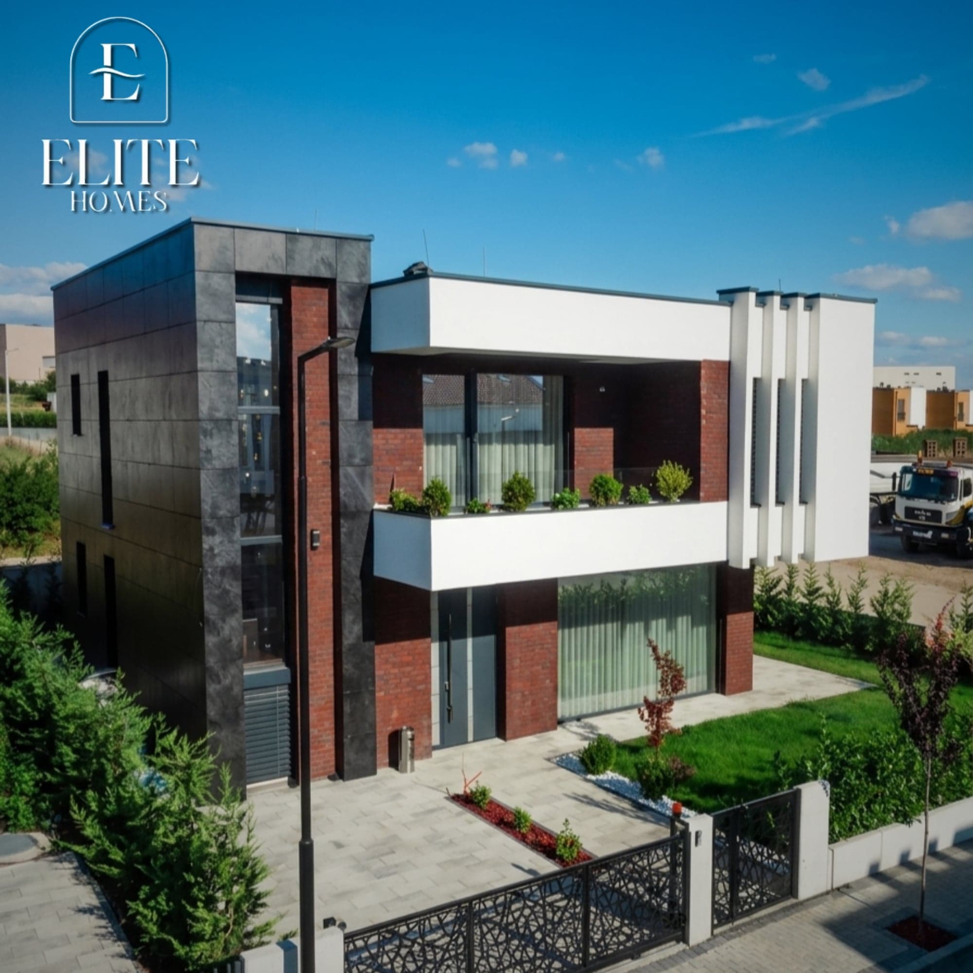 Elite Homes neighborhood, Çagllavicë — Nelissen Veneto brick